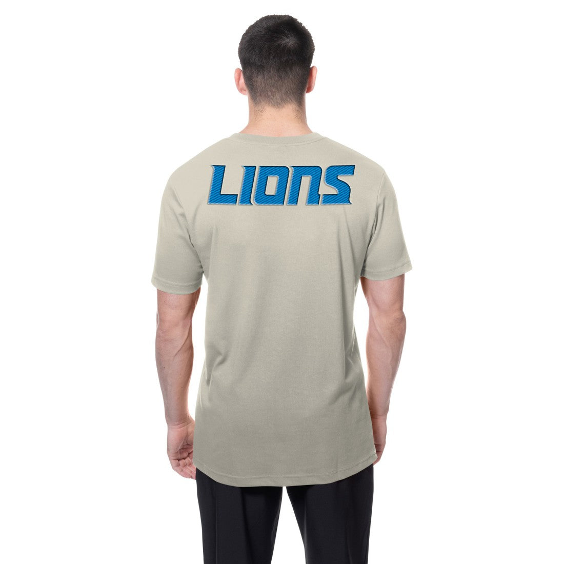 Detroit Lions New Era Multi Patch T-Shirt - Light Beige - NFL