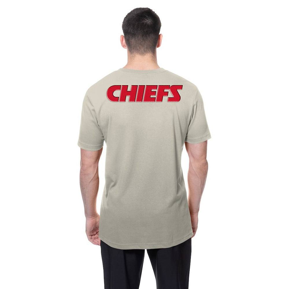 Kansas City Chiefs New Era Multi Patch T-Shirt - Light Beige - NFL