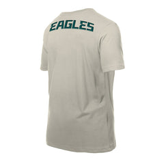 Philadelphia Eagles New Era Multi Patch T-Shirt - Light Beige - NFL