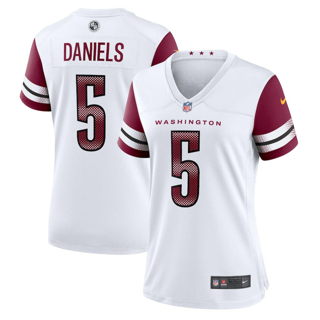Jayden Daniels Washington Commanders Women's Game Jersey - White - Nike