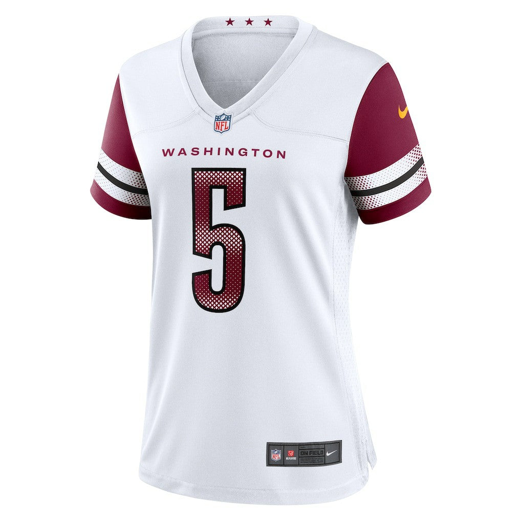 Jayden Daniels Washington Commanders Women's Game Jersey - White - Nike