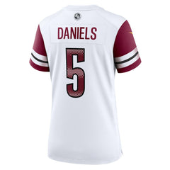 Jayden Daniels Washington Commanders Women's Game Jersey - White - Nike