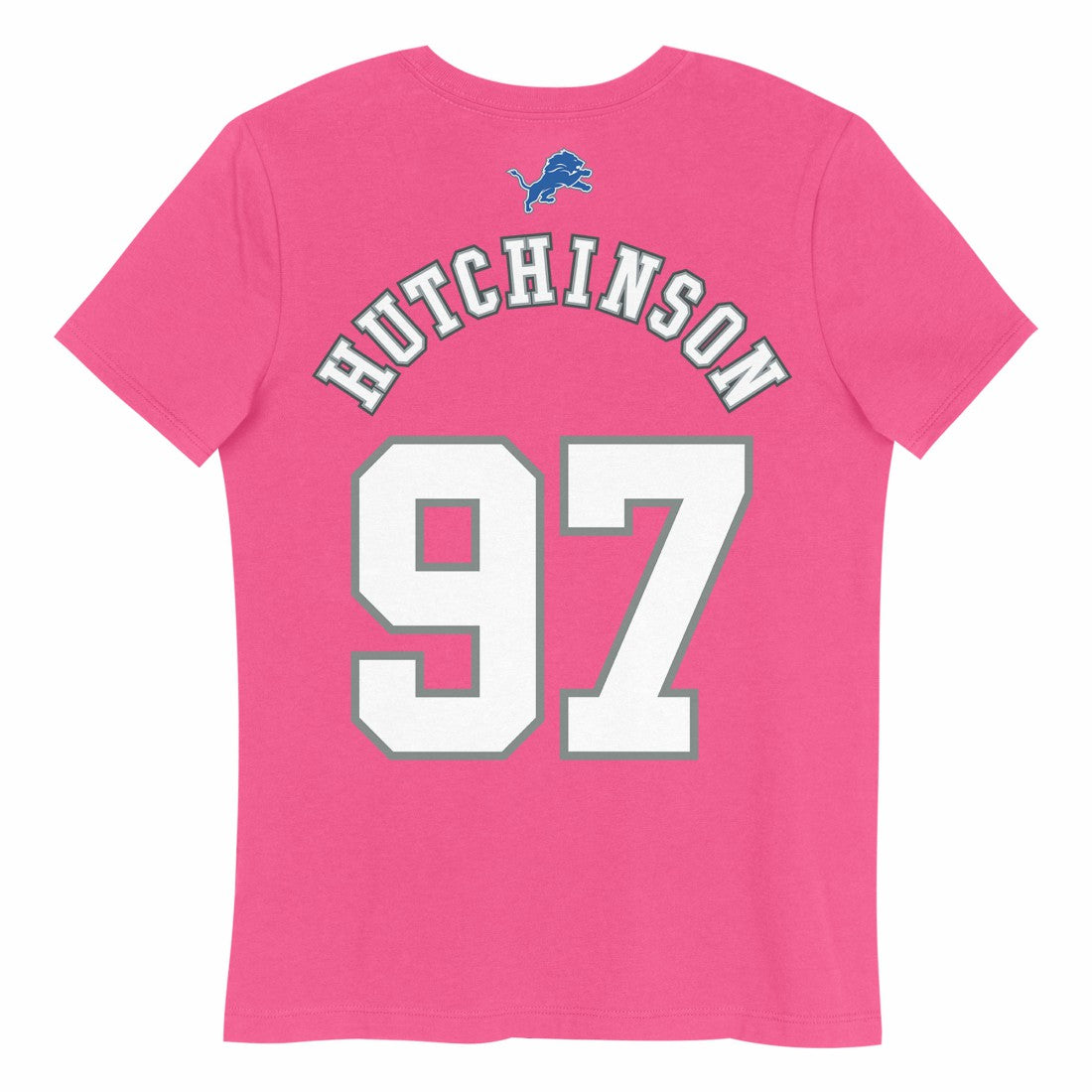 Aidan Hutchinson Detroit Lions Girls Youth Player Name & Number T-Shirt - Pink - NFL