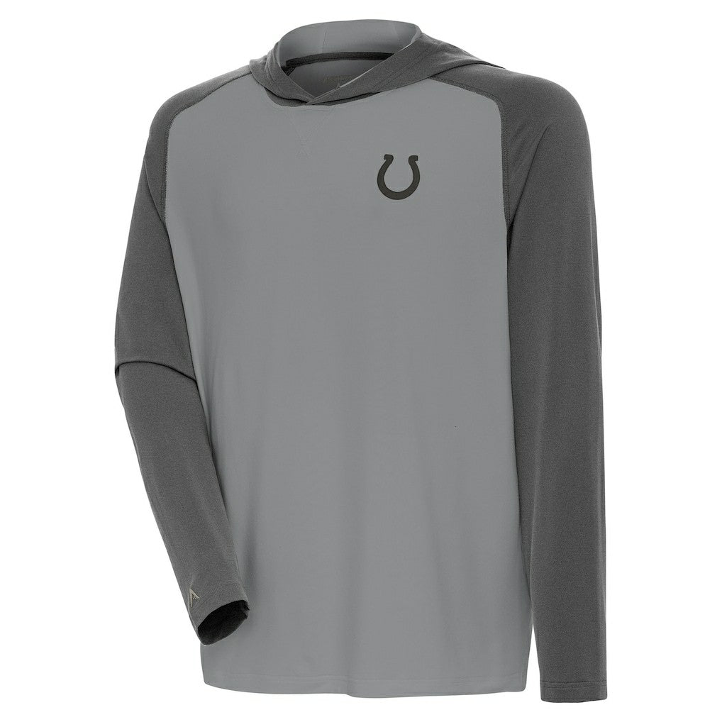 Indianapolis Colts Antigua Tonal Intrepid Pullover Hoodie - Gray - NFL