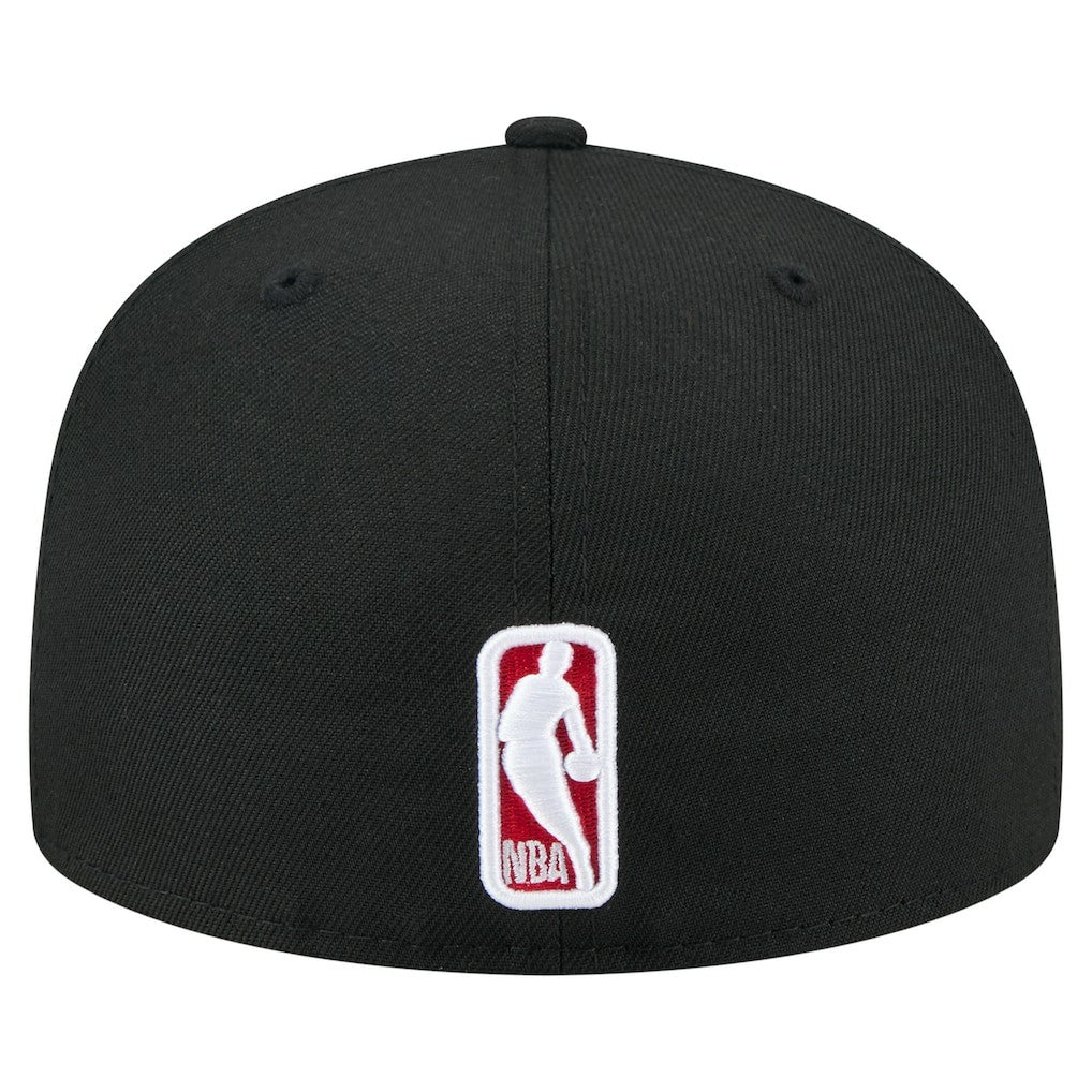 New Era Chicago Bulls State Stitch 59FIFTY Fitted Hat Black