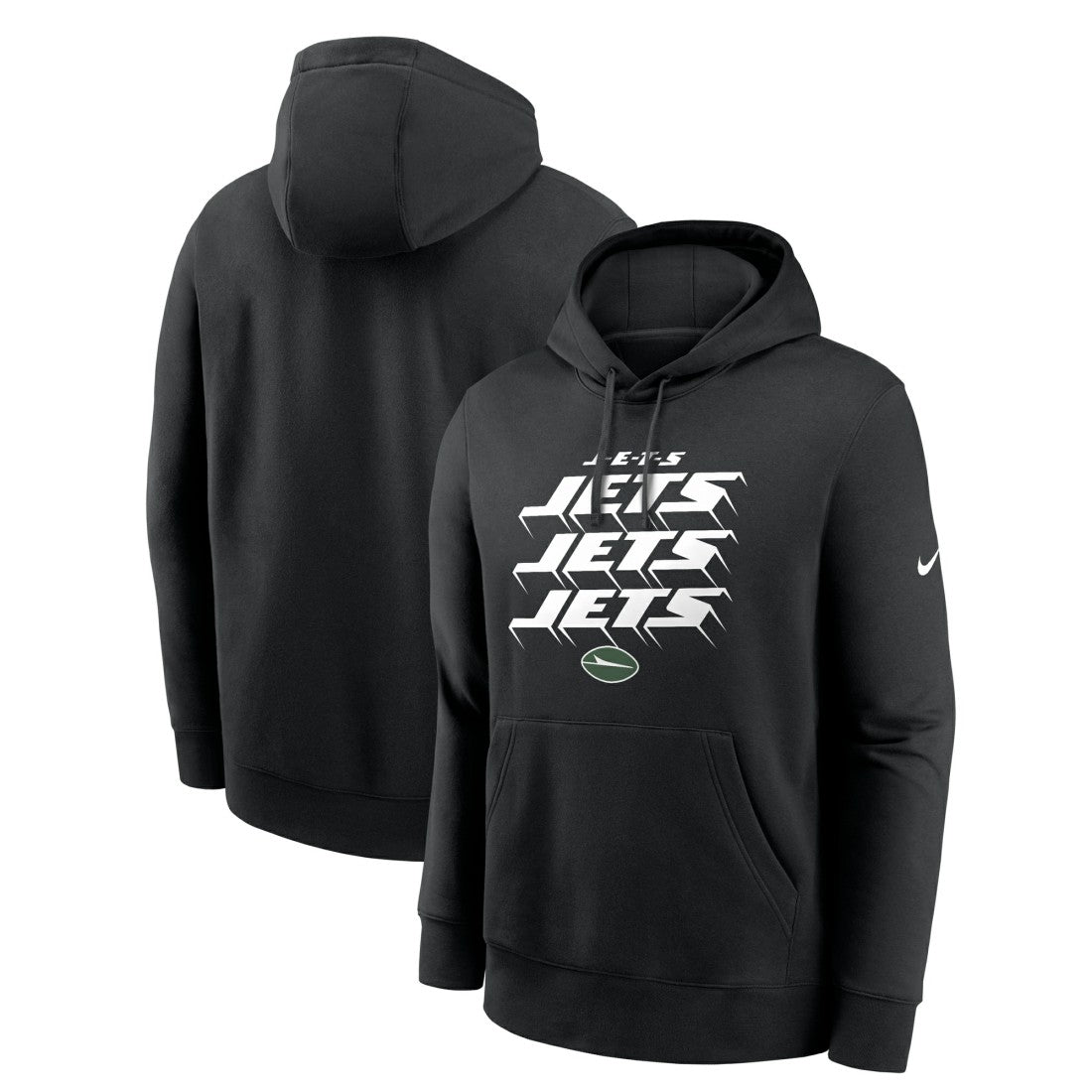 New York Jets Hometown Fleece Pullover Hoodie - Black - Nike