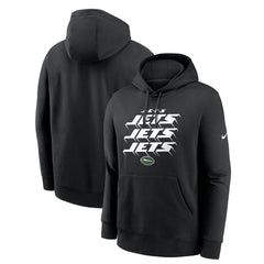 New York Jets Hometown Fleece Pullover Hoodie - Black - Nike