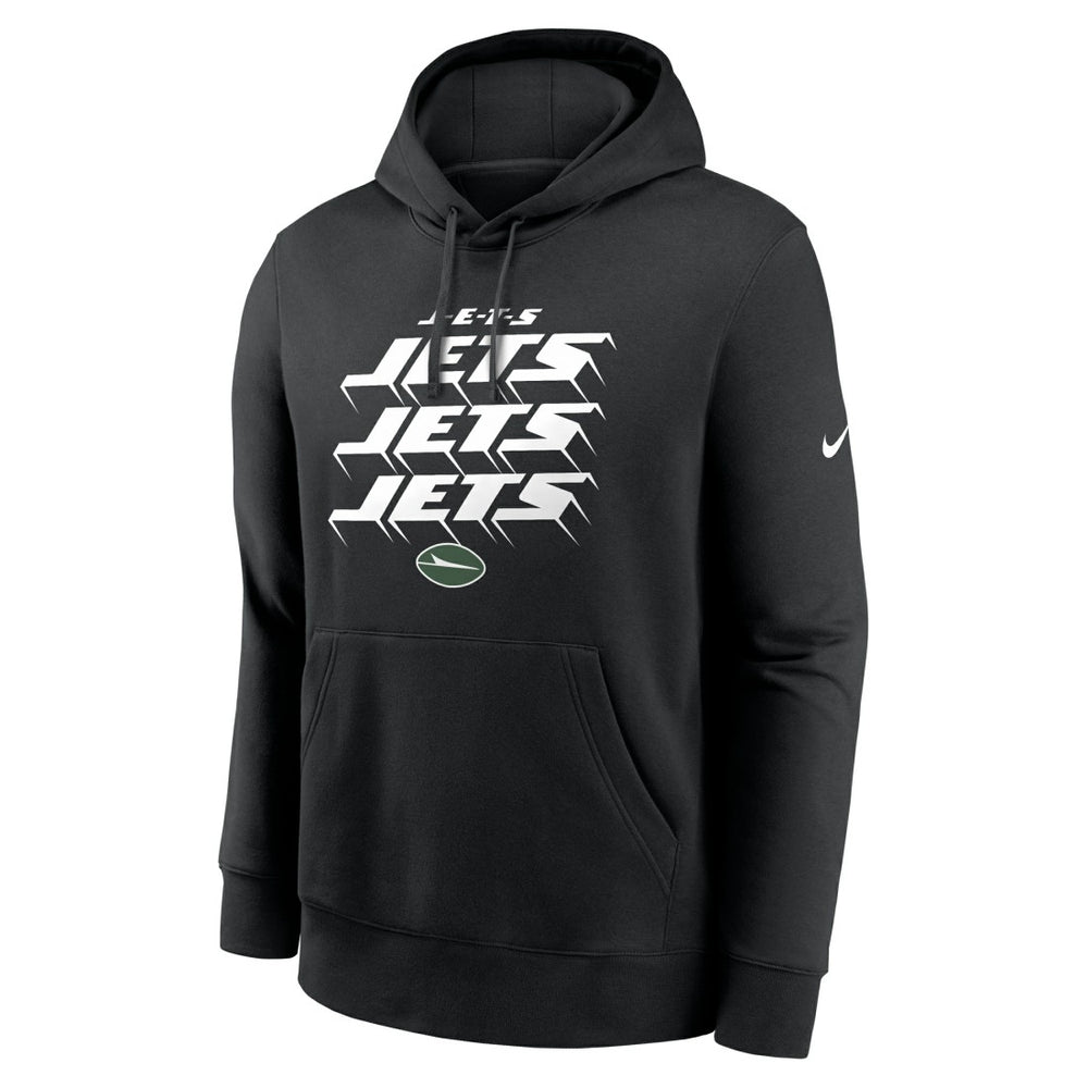 New York Jets Hometown Fleece Pullover Hoodie - Black - Nike