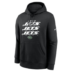 New York Jets Hometown Fleece Pullover Hoodie - Black - Nike