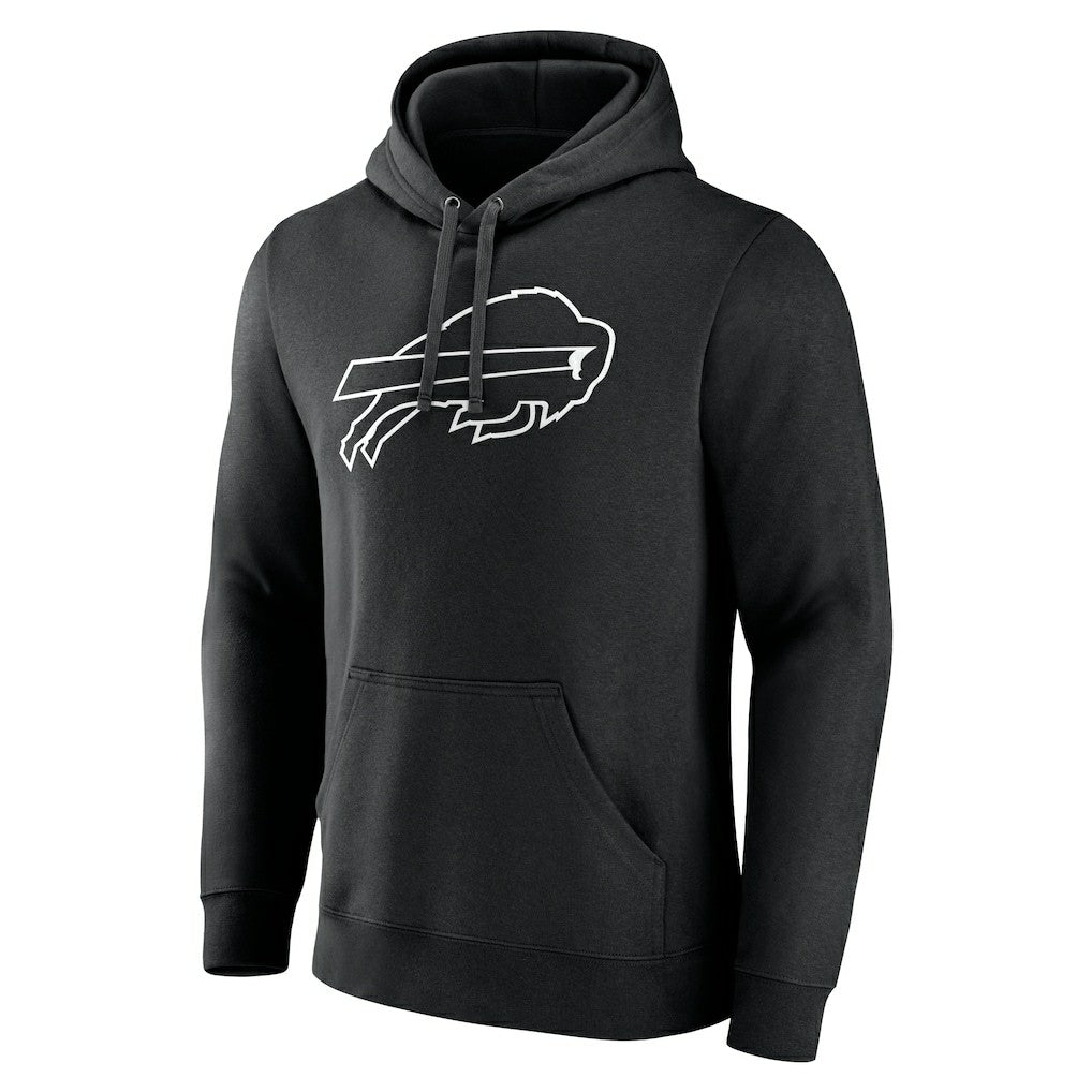 Buffalo Bills Personalized Name & Number Pullover Hoodie - Black - NFL