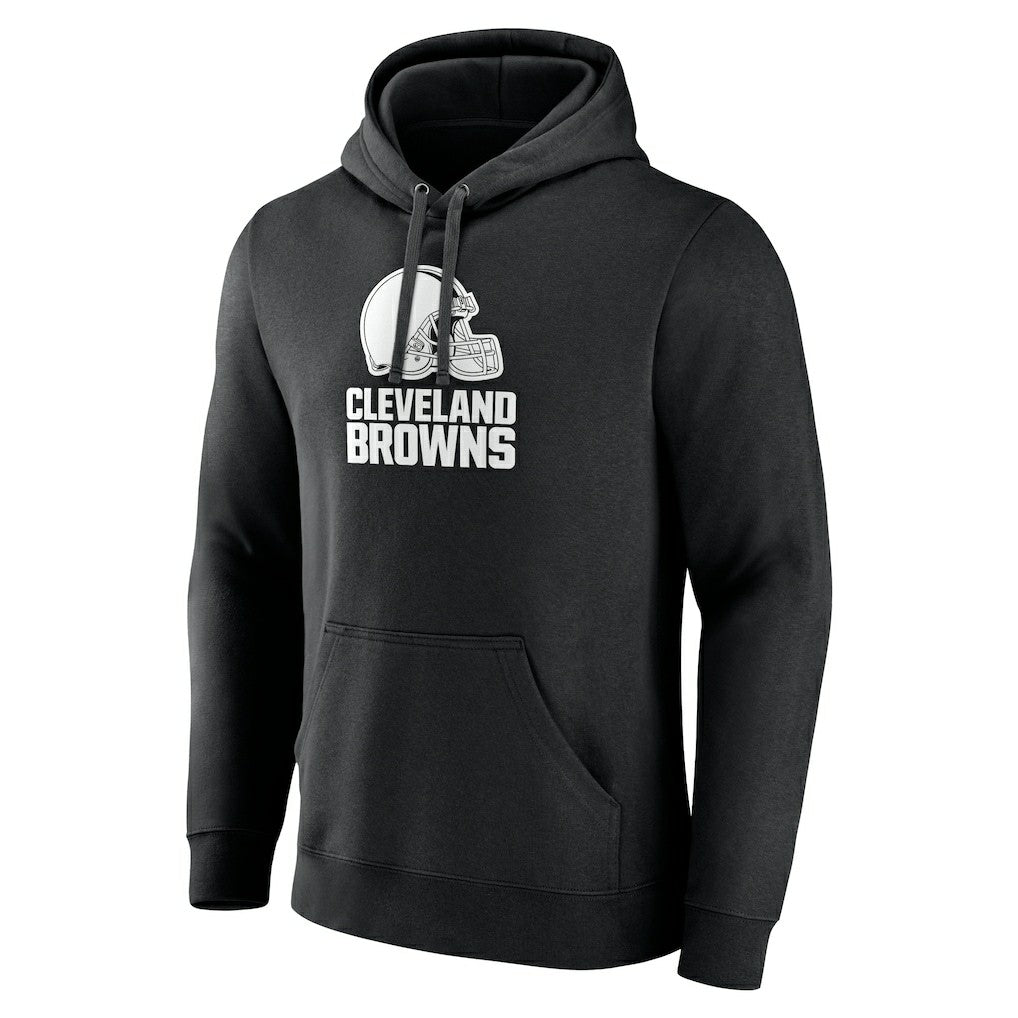Cleveland Browns Personalized Name & Number Pullover Hoodie - Black - NFL