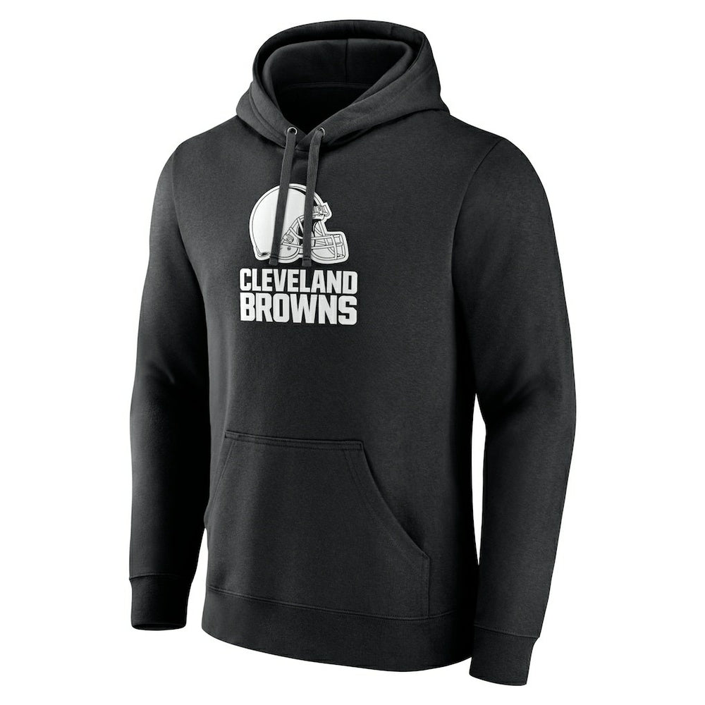 Cleveland Browns Personalized Name & Number Pullover Hoodie - Black - NFL