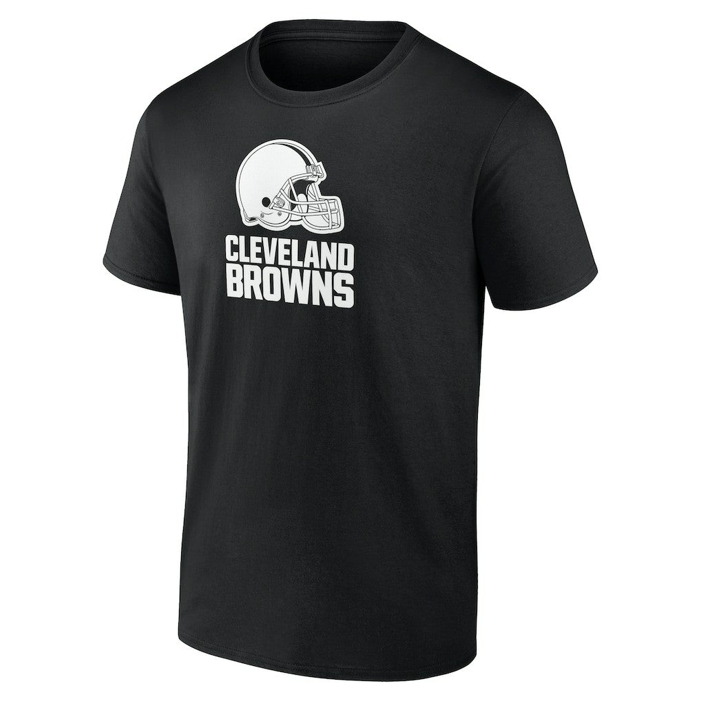 Cleveland Browns Personalized Name & Number Monochrome T-Shirt - Black - NFL