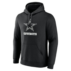 Dallas Cowboys Personalized Name & Number Pullover Hoodie - Black - NFL
