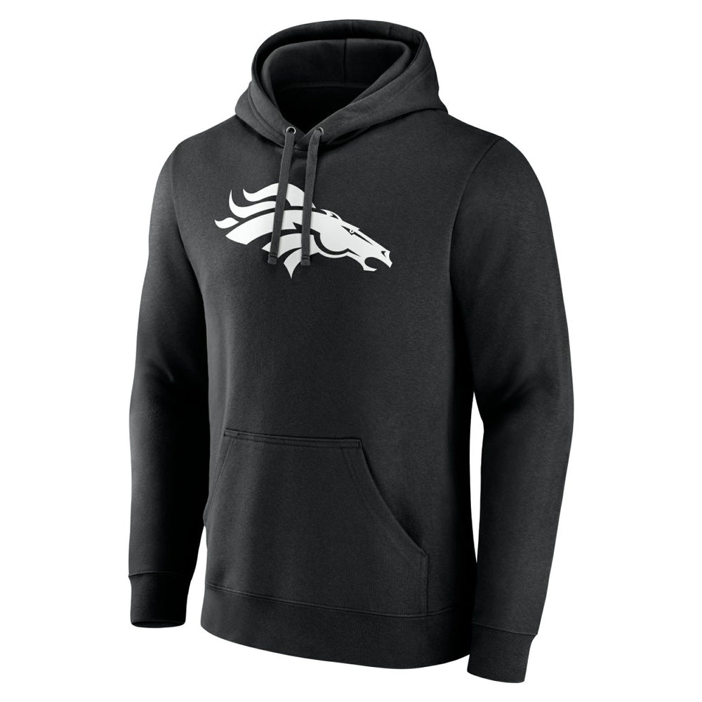 Denver Broncos Personalized Name & Number Pullover Hoodie - Black - NFL