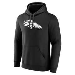 Denver Broncos Personalized Name & Number Pullover Hoodie - Black - NFL