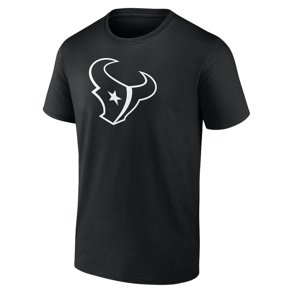 Houston Texans Personalized Name & Number Monochrome T-Shirt - Black - NFL