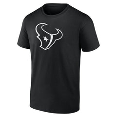 Houston Texans Personalized Name & Number Monochrome T-Shirt - Black - NFL