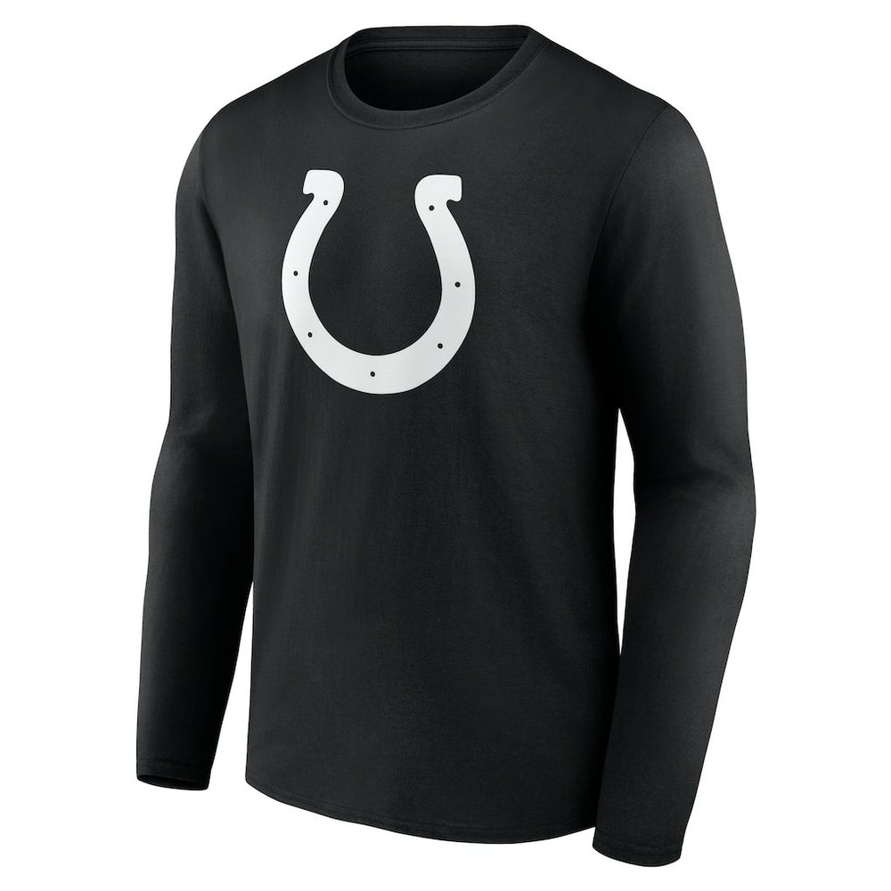 Indianapolis Colts Personalized Name & Number Monochrome Long Sleeve T-Shirt - Black - NFL