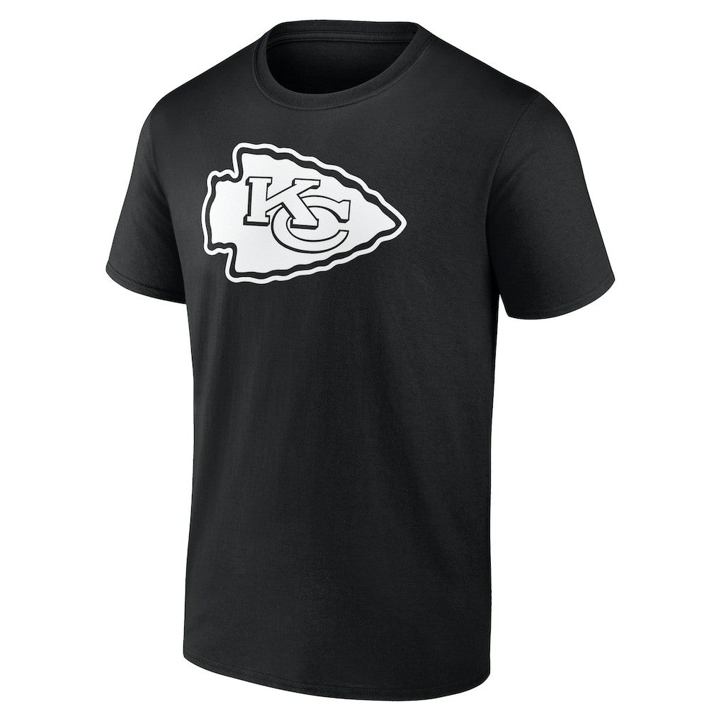Kansas City Chiefs Personalized Name & Number Monochrome T-Shirt - Black - NFL