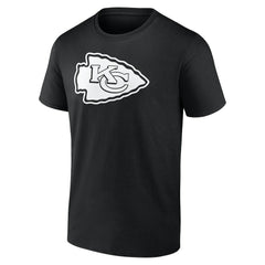 Kansas City Chiefs Personalized Name & Number Monochrome T-Shirt - Black - NFL