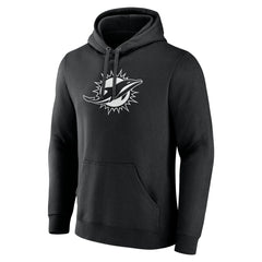 Miami Dolphins Personalized Name & Number Pullover Hoodie - Black - NFL