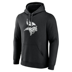 Minnesota Vikings Personalized Name & Number Pullover Hoodie - Black - NFL