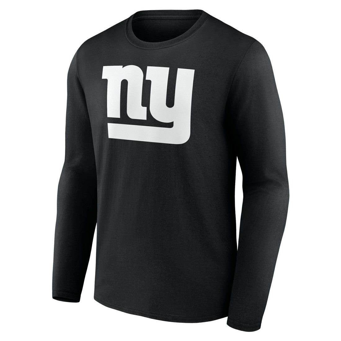 New York Giants Personalized Name & Number Monochrome Long Sleeve T-Shirt - Black - NFL