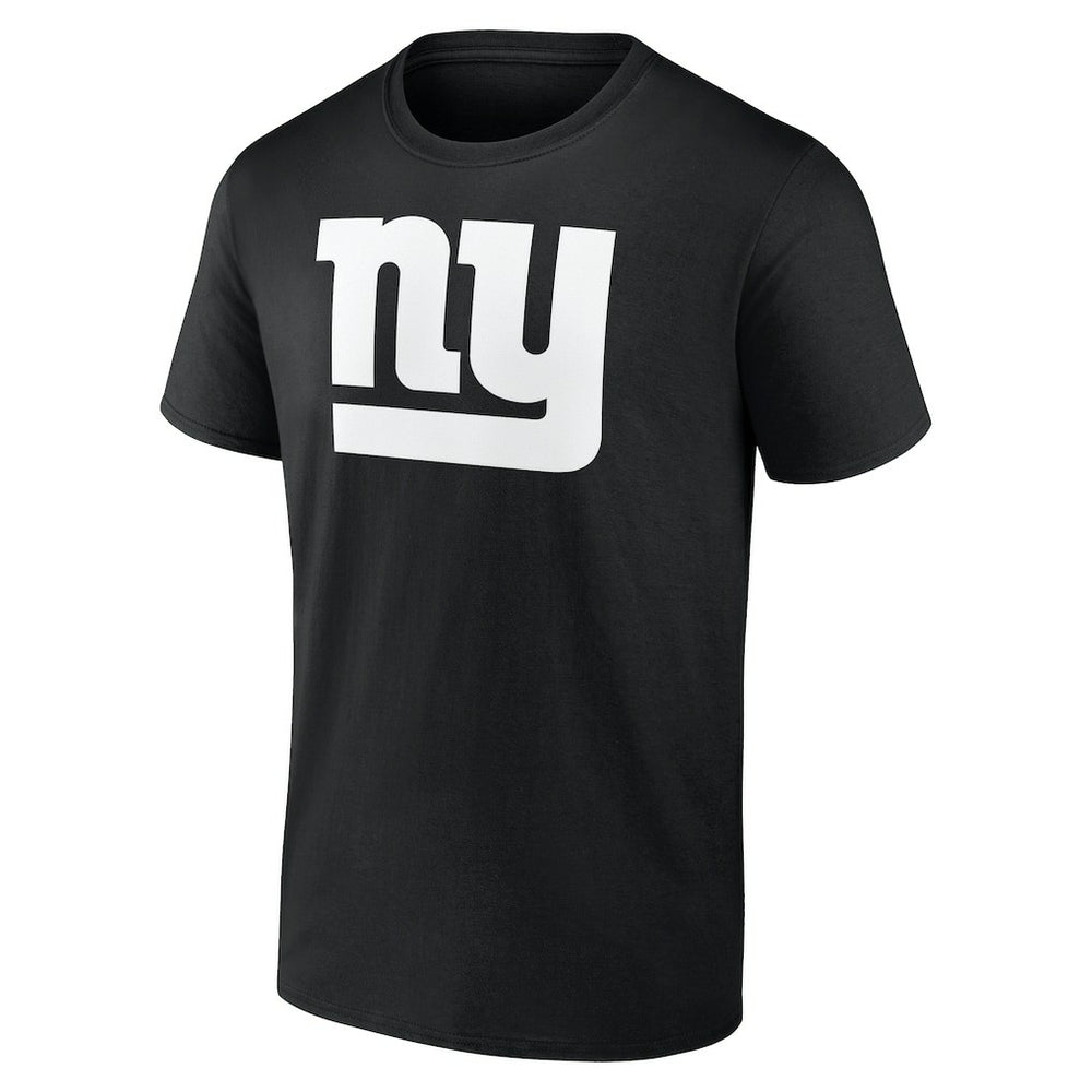 New York Giants Personalized Name & Number Monochrome T-Shirt - Black - NFL