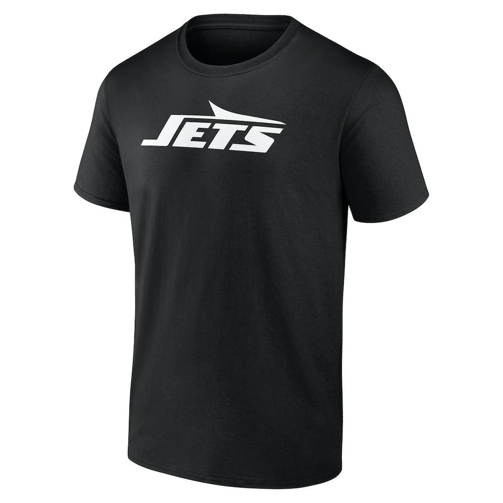 New York Jets Personalized Name & Number Monochrome T-Shirt - Black - NFL