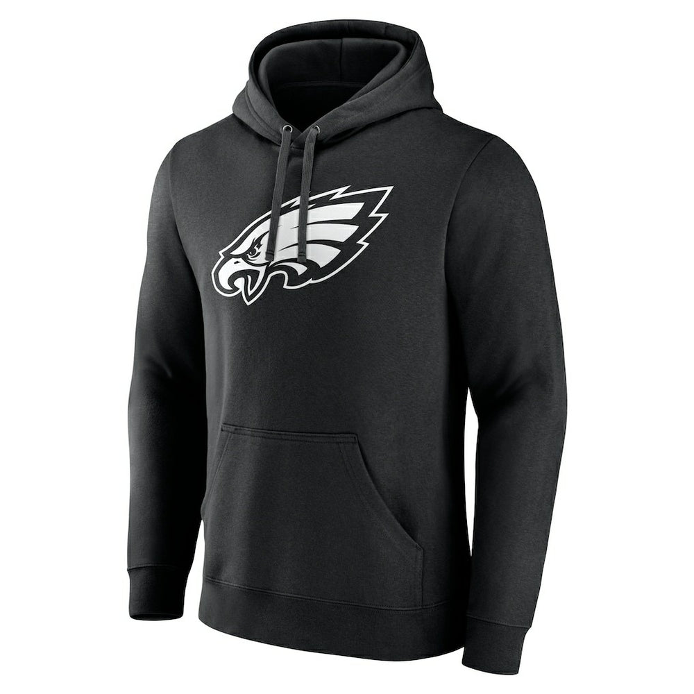 Philadelphia Eagles Personalized Name & Number Pullover Hoodie - Black - NFL