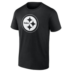 Pittsburgh Steelers Personalized Name & Number Monochrome T-Shirt - Black - NFL