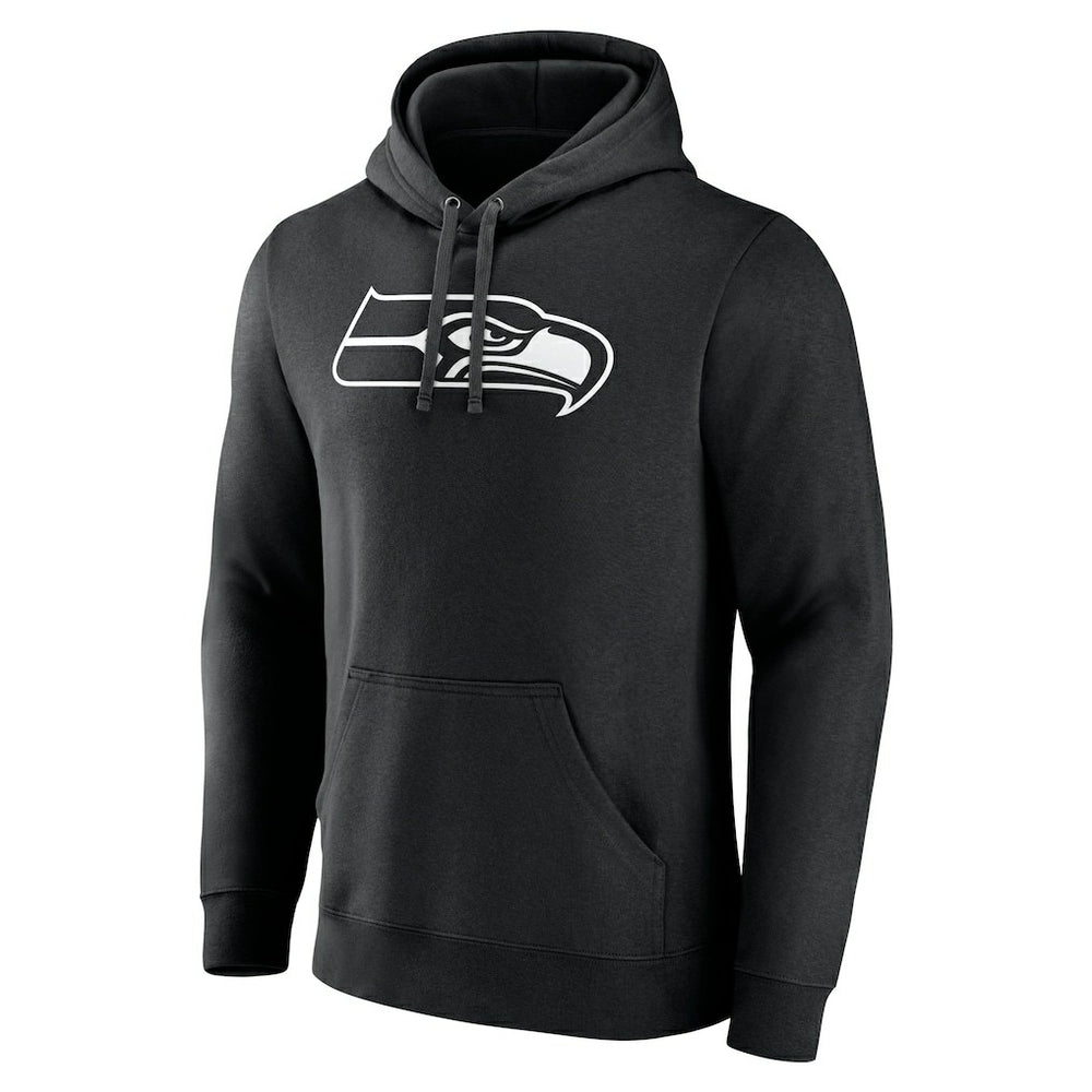 Seattle Seahawks Personalized Name & Number Pullover Hoodie - Black - NFL