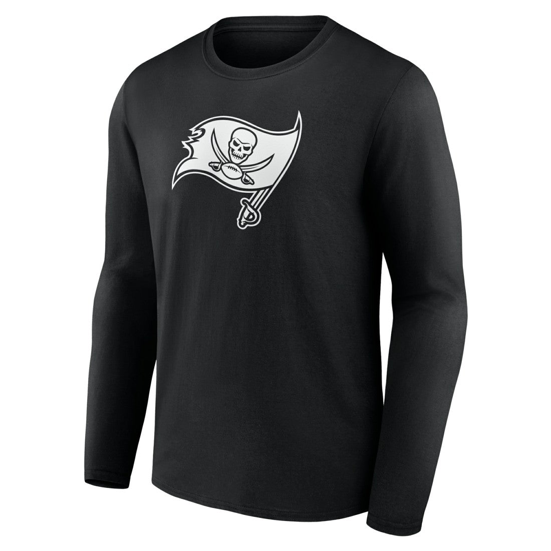 Tampa Bay Buccaneers Personalized Name & Number Monochrome Long Sleeve T-Shirt - Black - NFL