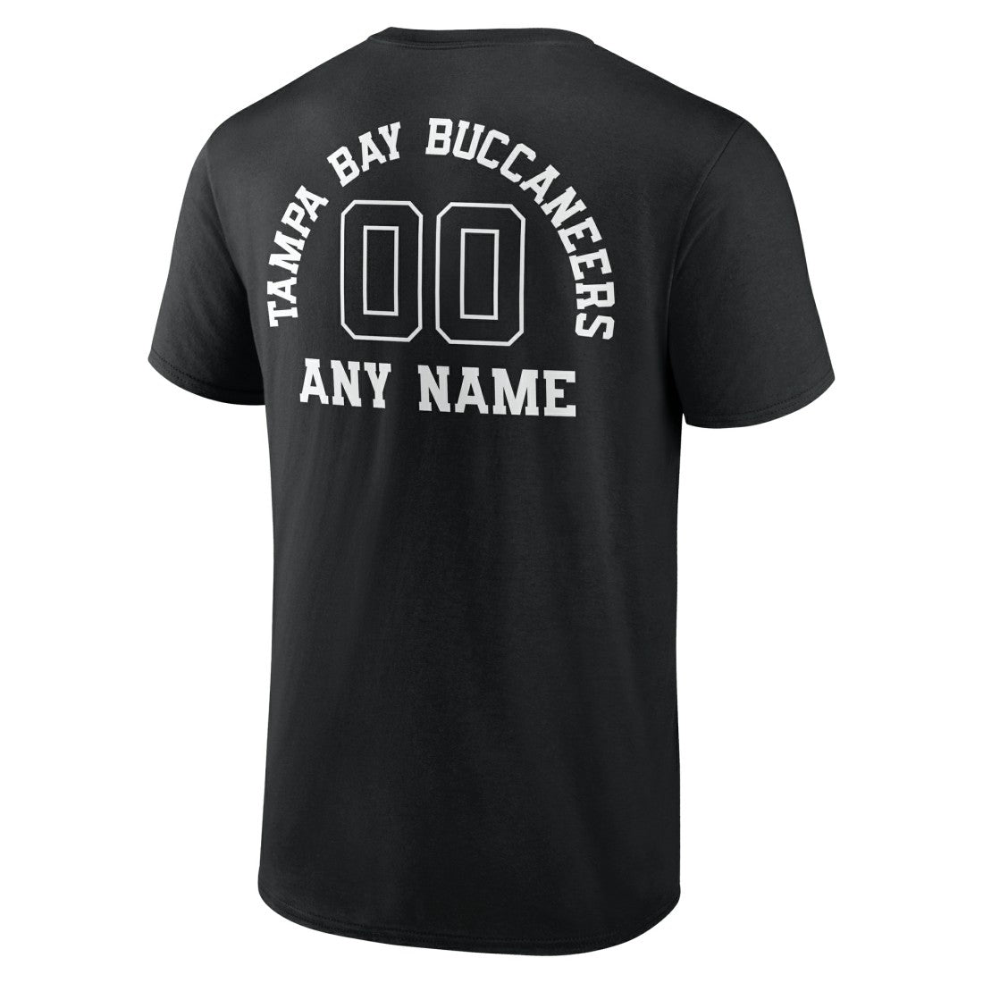 Tampa Bay Buccaneers Personalized Name & Number Monochrome T-Shirt - Black - NFL