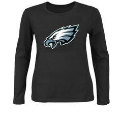 Philadelphia Eagles Women's Plus Size Long Sleeve T-Shirt - Black - Fanatics