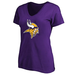 Minnesota Vikings Women's Plus Size V-Neck T-Shirt - Purple - Fanatics