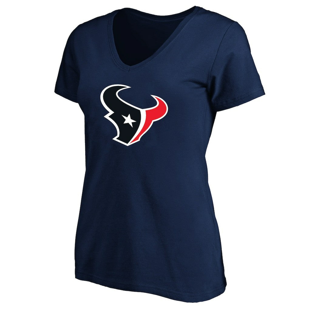 Houston Texans Women's Plus Size V-Neck T-Shirt - Navy - Fanatics