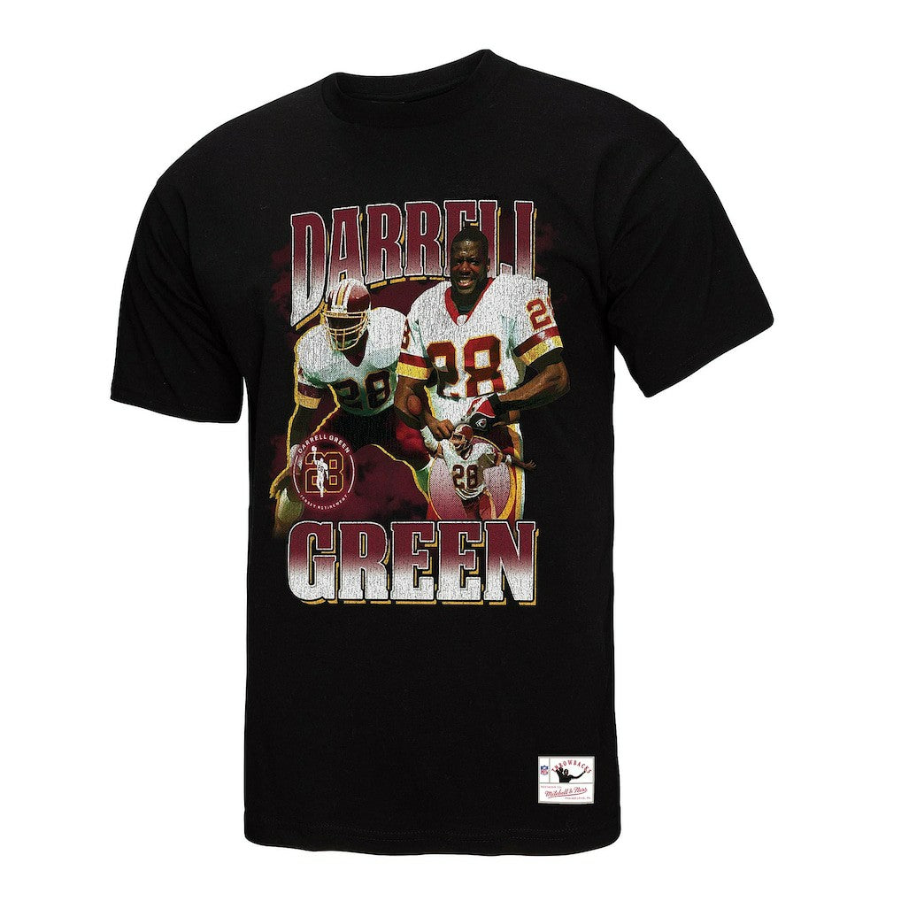 Darrell Green Washington Commanders Player Graphic T-Shirt - Black - Mitchell & Ness
