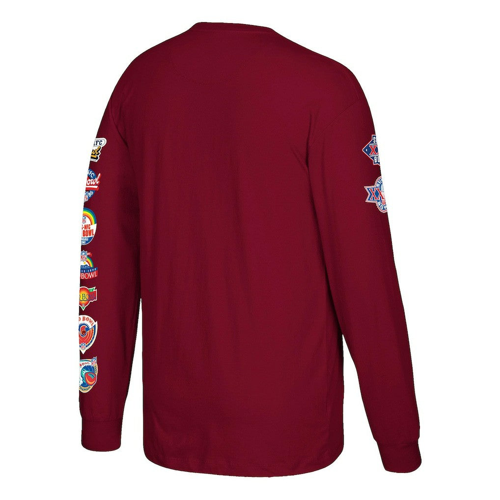Darrell Green Washington Commanders Player Graphic Long Sleeve T-Shirt - Burgundy - Mitchell & Ness