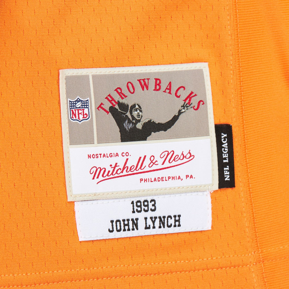 John Lynch Tampa Bay Buccaneers 1993 Legacy Replica Jersey - Orange - Mitchell & Ness