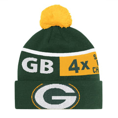 Green Bay Packers Starter Unisex Chyron Cuffed Knit Hat with Pom - Green - NFL