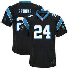 Jonathon Brooks Carolina Panthers Youth Game Jersey - Black - Nike