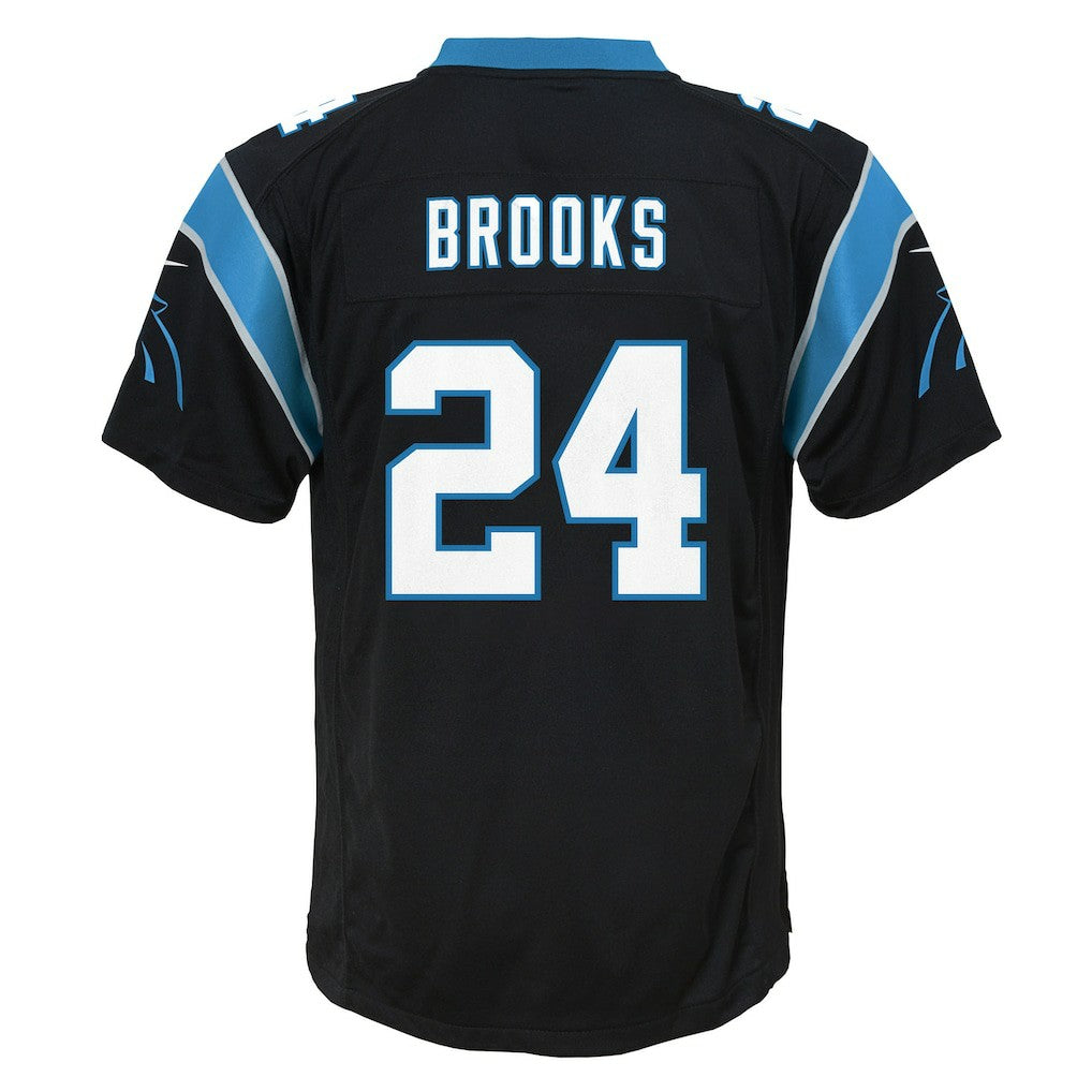 Jonathon Brooks Carolina Panthers Youth Game Jersey - Black - Nike