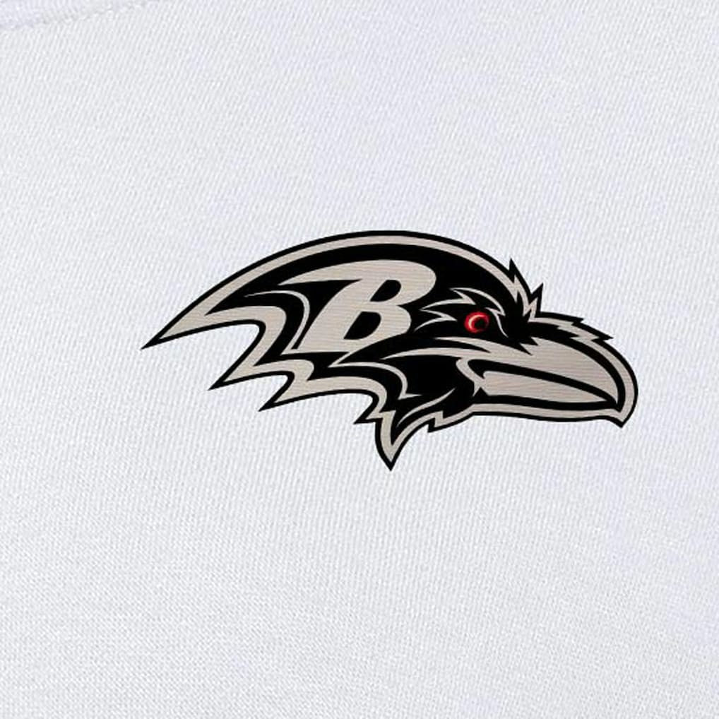 Baltimore Ravens Antigua Women's Victory Pullover Sweatshirt - White - NFL