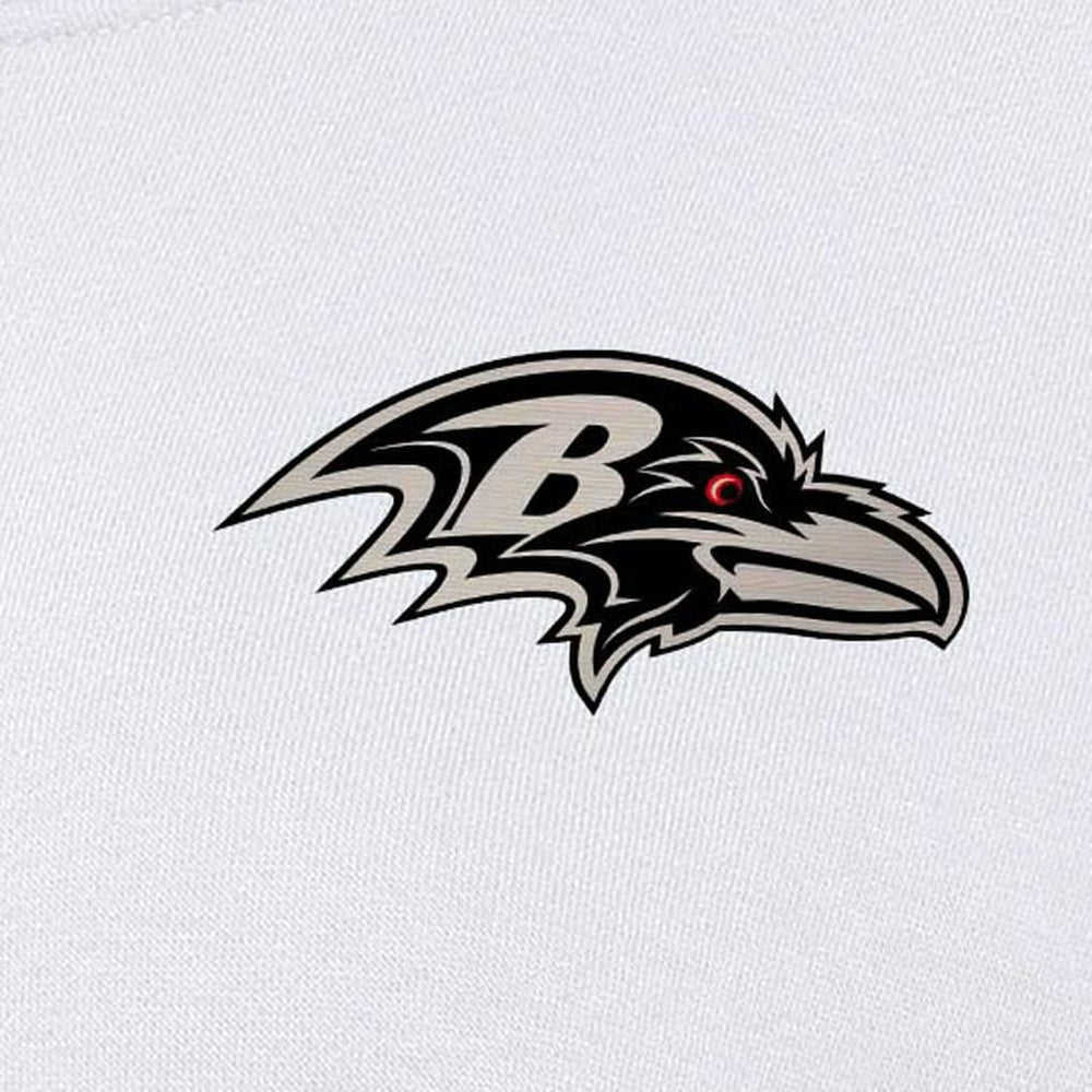 Baltimore Ravens Antigua Women's Victory Pullover Sweatshirt - White - NFL