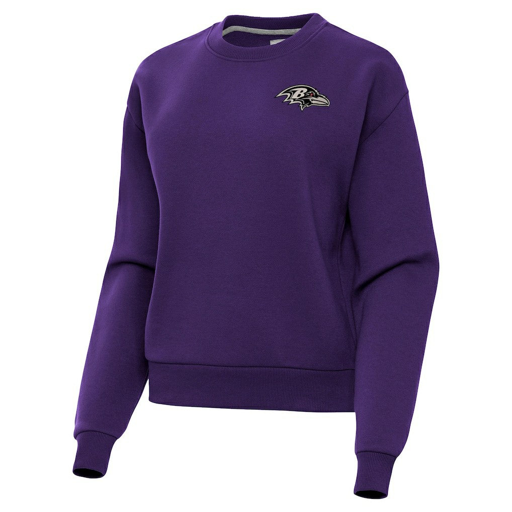 Baltimore Ravens Antigua Women's Victory Pullover Sweatshirt - Purple - NFL