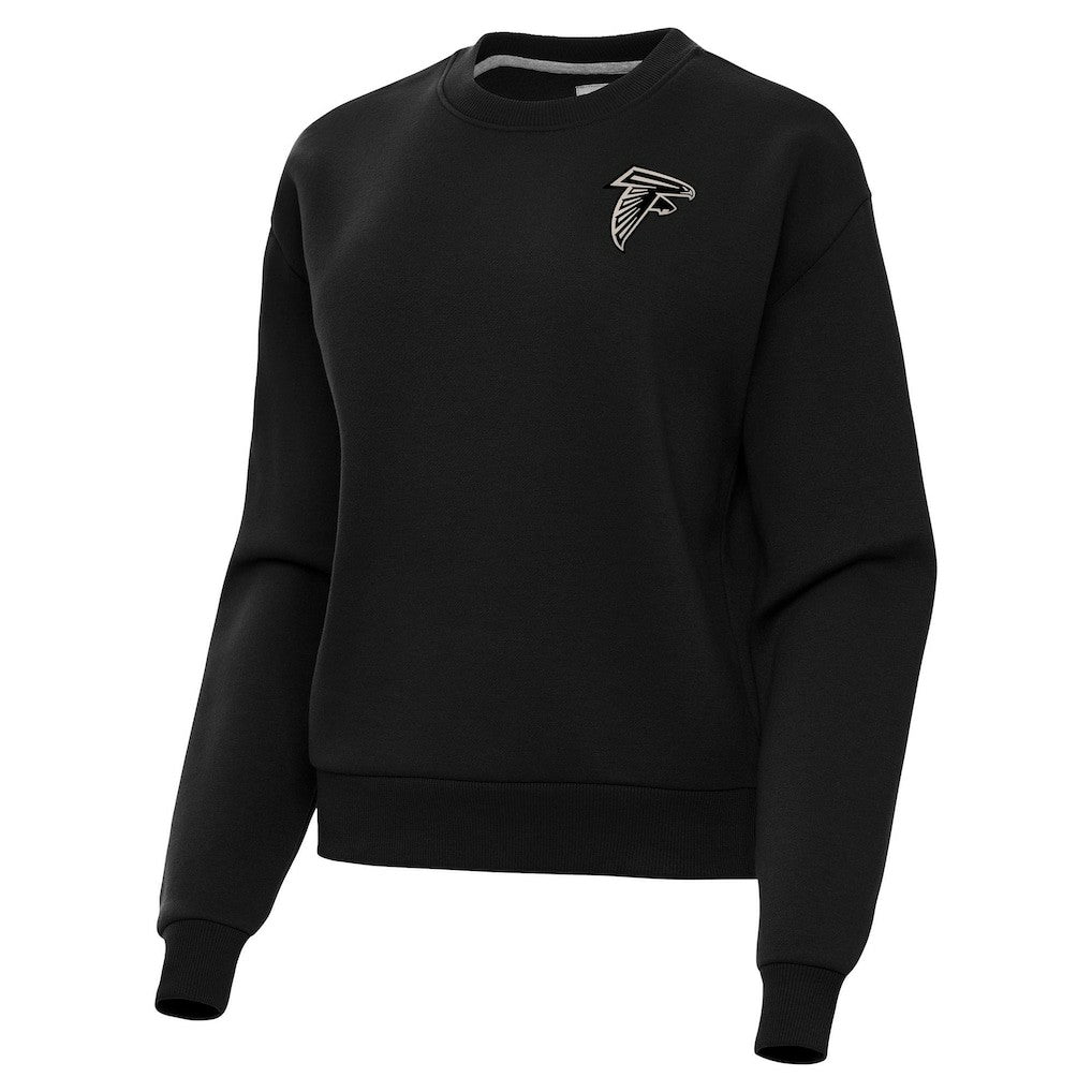 Atlanta Falcons Antigua Women's Victory Pullover Sweatshirt - Black - NFL