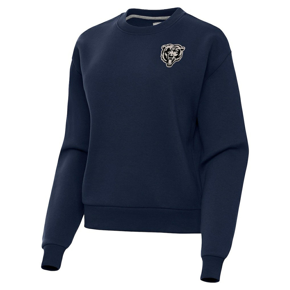 Chicago Bears Antigua Women's Victory Pullover Sweatshirt - Navy - NFL