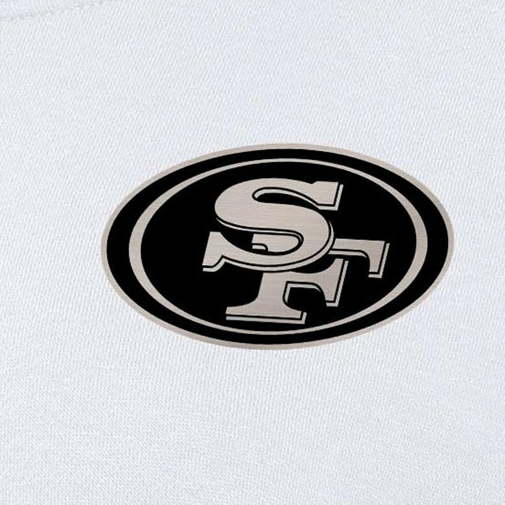 San Francisco 49ers Antigua Women's Victory Pullover Sweatshirt - White - NFL